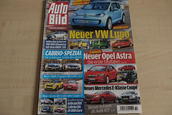 Deckblatt Auto Bild (14/2009)